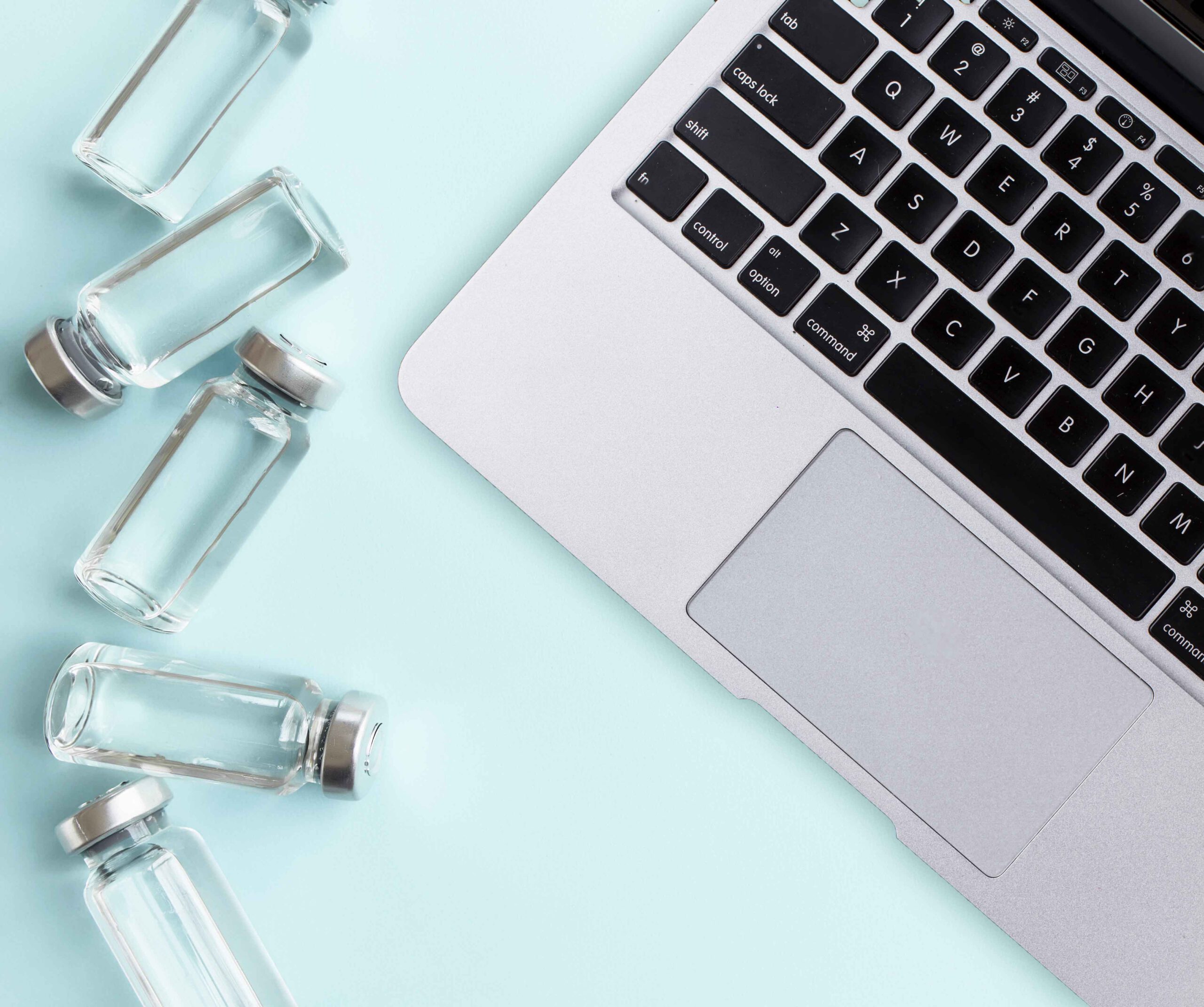 Flacons en ampullen voor cosmetische behandelingen