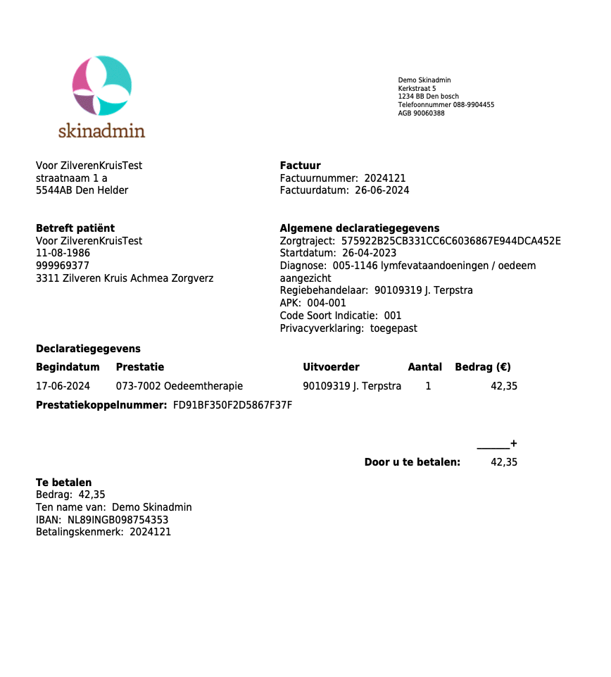Restitutienota